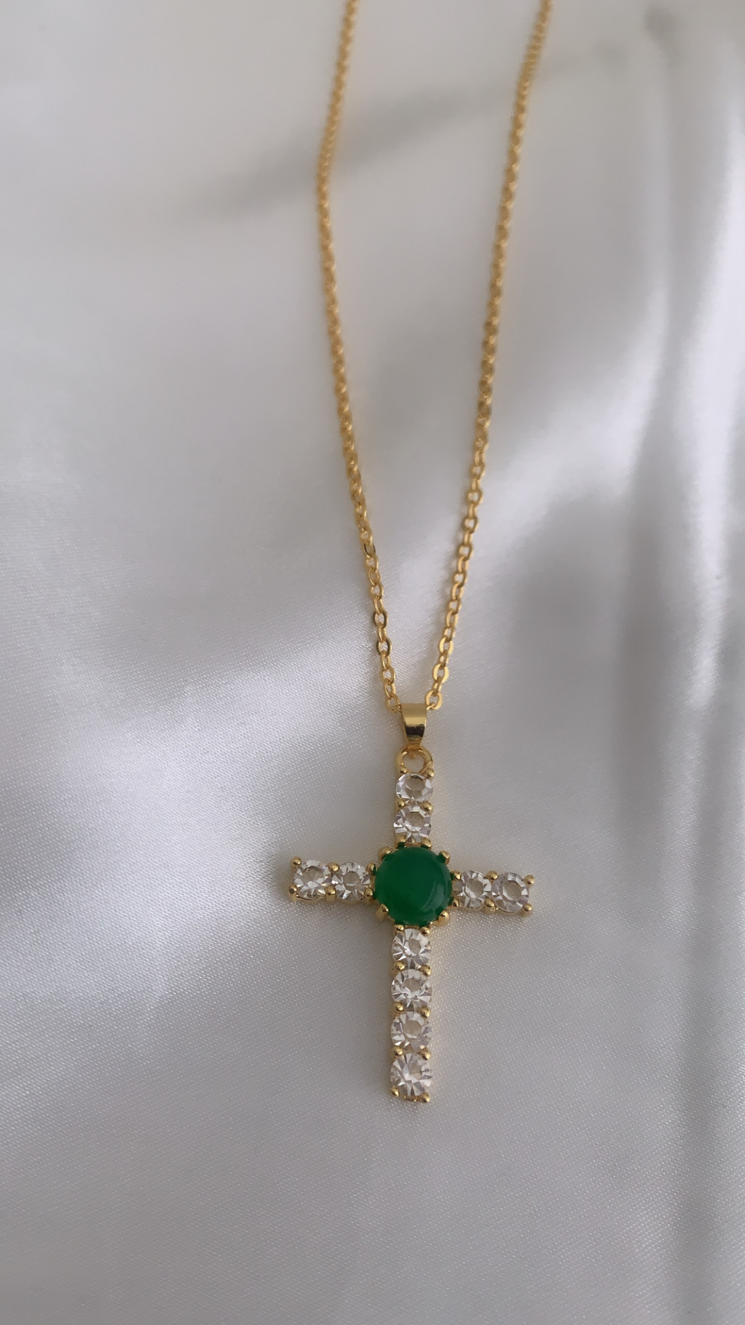 Diamond Jade Cross