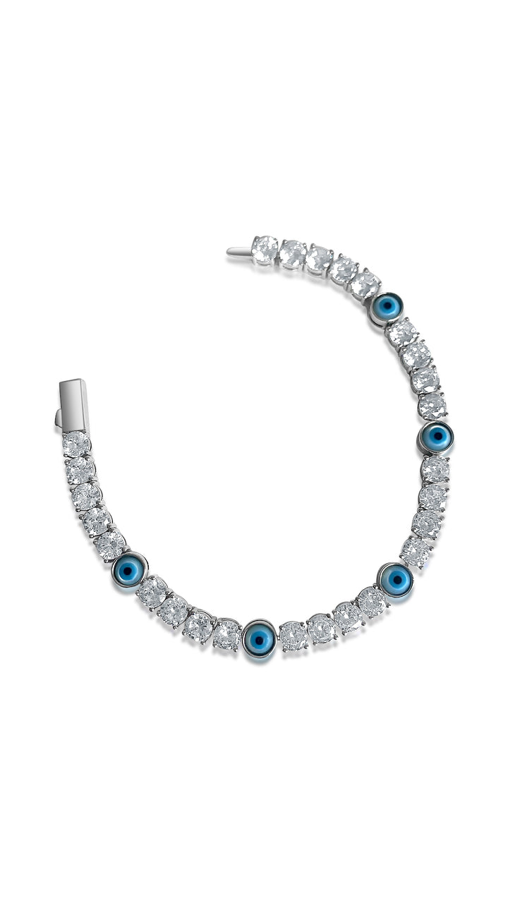 Evil Eye Tennis Bracelet