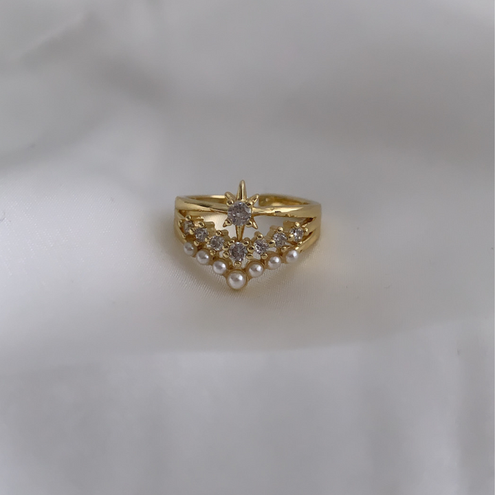 Pearly Star Ring