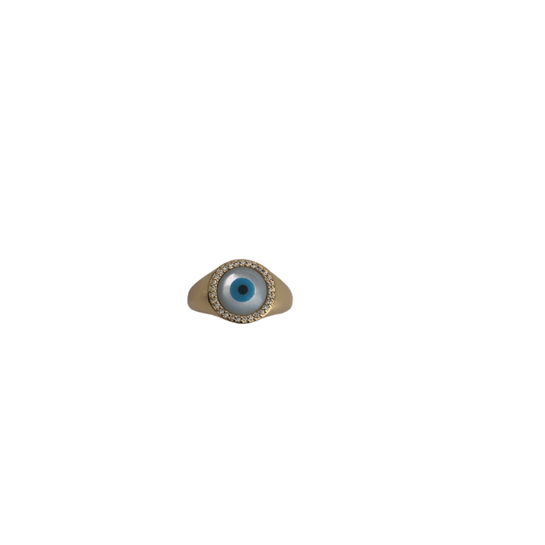 Chunky Evil Eye Ring