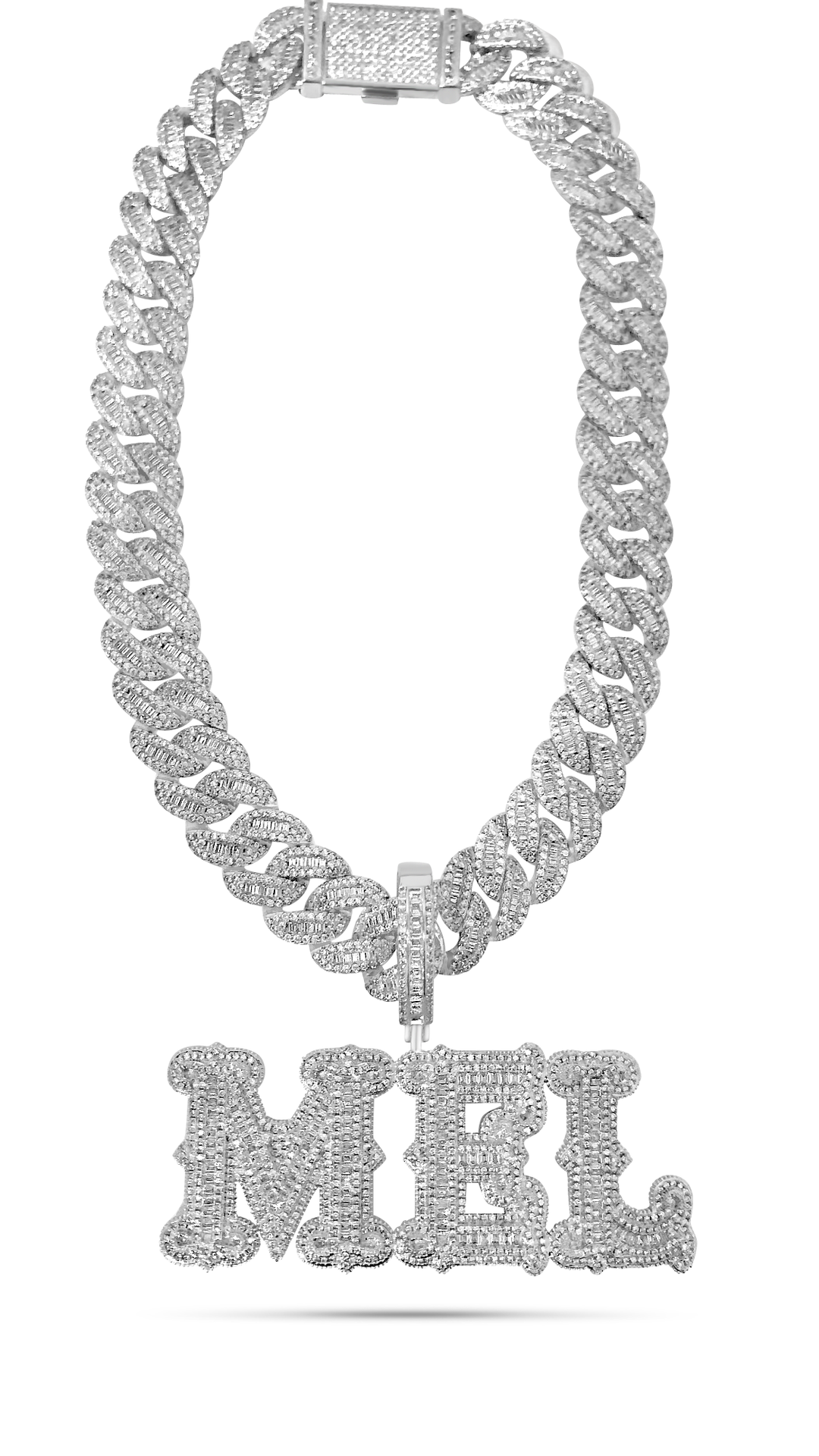 Icy Me Out Custom Baguette Necklace